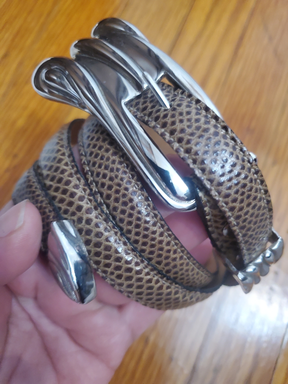 1983 Cece Kielstein Leather Belt Womens Sz M